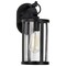 Nuvo Broadstone - 1 Light Small Wall Lantern - Matte Black with Clear Seeded Glass 60/8111 - alternate 6